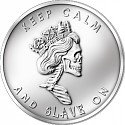 Rare collector's medal with cult status: Slave Queen silver medal 1 oz