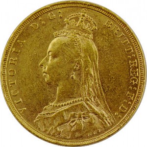 1 Pound Sovereign Victoria Jubilee Head 7,32g Gold