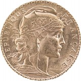 20 French Francs Marianne 5,81g Gold