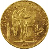 20 French Francs Angel 5,81g Gold