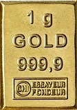 Gold Bar 1g - Single Bar from Multicard/CombiBar