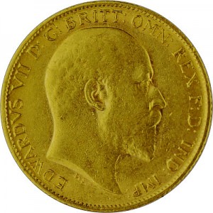 1/2 Pound Sovereign Edward VII 3,66g Gold