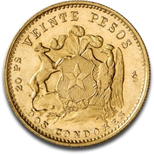 20 Chilenian Pesos 3,66g Gold