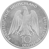 10 DM Commemorative Coins GDR 14,34g Silver (1998 - 2001)