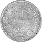 1 Mark German Empire 5g Silver (1873 - 1915)