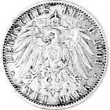 2 Mark German Empire Wilhelm II German Emperor 10g Silver (1891 - 1912)