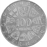 100 Austrian Shilling 15,36g Ag (1974 - 1979)