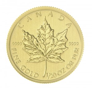 Canadian Maple Leaf 1/20oz Gold