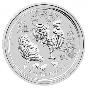 Lunar II Year of the Rooster 10oz Silver - 2017