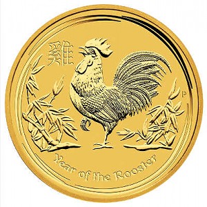 Lunar II Year of the Rooster 1/2oz Gold - 2017