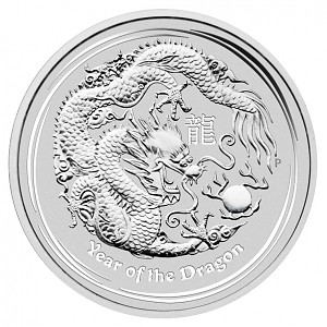 Lunar II Year of the Dragon 1kg Silver - 2012