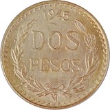 2 Mexican Pesos 1,5g Gold