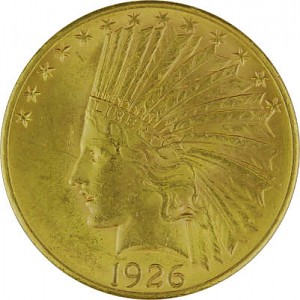 10 Dollar Eagle Indian Head 15,05g Gold