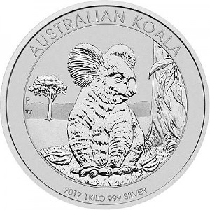 Koala 1kg Silver - 2017