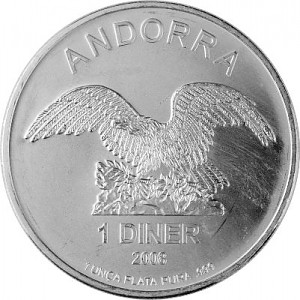 Andorra Eagle 1oz Silver - B-Stock