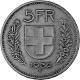 5 Swiss Franc 12,5g Silver (1931 - 1967, 69)