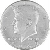 ½ US-Dollar Kennedy 4,6g Silver (1965 - 1971)