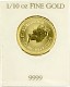 Australian Kangaroo 1/10oz Gold - 1987 Australian Kangaroo 1/10oz Gold - 1987