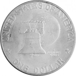 1 US-Dollar Eisenhower 9,9g Silver (1971 - 1976)
