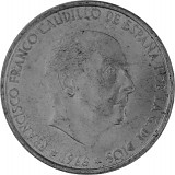 100 PTS Spain 15.2 g silver - 1966
