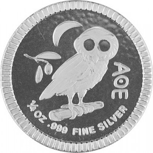 Niue Athenian Owl 1/4oz Silver - 2017