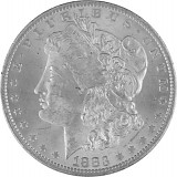1 US Morgan Dollar 24,05g Silver - 1878 - 1904, 1924