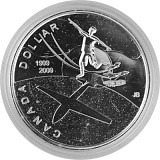1 Canada Dollar Celebrating Thayendanegea 23.28g Silver - 2009 proof