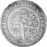 5 Reichsmark Oak tree 12,5g Silver - 1927 - 1933