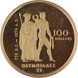 100 Dollar Kanada Olympic 1/2oz Gold Proof Coin - without box
