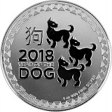 Niue Year of the Dog 1oz Silver - 2018