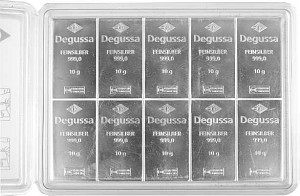 CombiCoin CombiBar 10x10g Silver