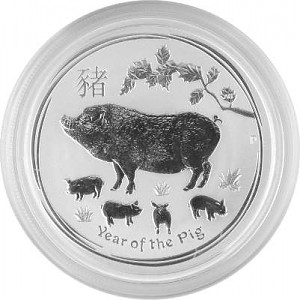 Lunar II Year of the Pig 1/2oz Silver - 2019 Lunar II Year of the Pig 1/2oz Silver - 2019