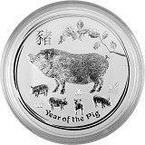Lunar II Year of the Pig 1kg Silver - 2019