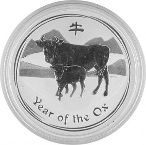 Lunar II Year of the Ox 1oz Silver - 2009