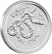 Lunar II Year of the Snake 2oz Silver - 2013