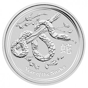 Lunar II Year of the Snake 2oz Silver - 2013