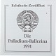 25 Rubel Palladium-Ballarina 1oz Palladium 1991 diff.