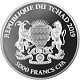 Republic of Chad Mandala Elephant 1oz Silver - 2019