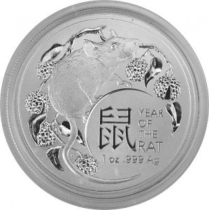 Lunar Rat Royal Australien Mint 1oz Silver - 2020