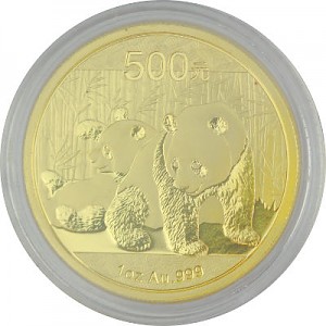 Chinese Panda 1oz Gold - 2010