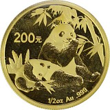 Chinese Panda 1/2oz Gold - 2007