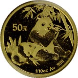 Chinese Panda 1/10oz Gold - 2007