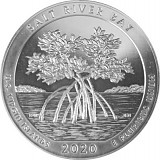 America the Beautiful - Virgin Islands Salt River Bay 5oz Silver - 2020
