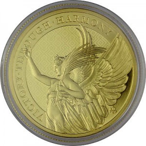 St. Helena The Queen's Virtues Victory 1oz Gold - 2021