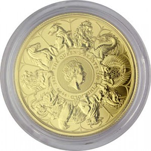 Queens Beasts Completer Coin 1oz Gold - 2021