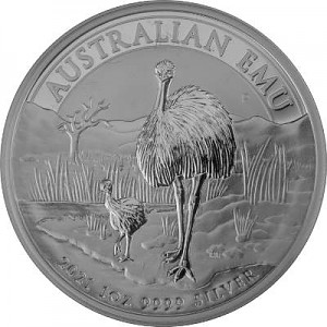 Emu Australia 1oz Silver - 2021