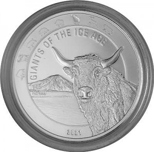 Giants of the Ice Age - Aurochs 1oz Silver - 2021