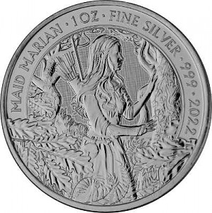 Great Britain Myths and Legends - Maid Marian 1oz Silver - 2022