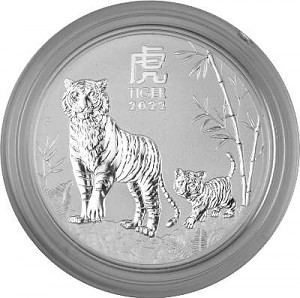 Lunar III Year of the Tiger 2oz Silver - 2022