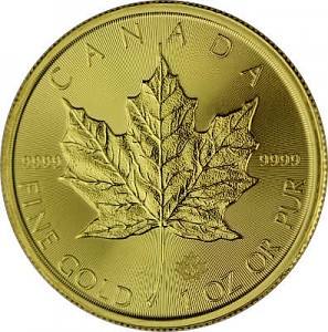 Canadian Maple Leaf 1oz Gold - 2021